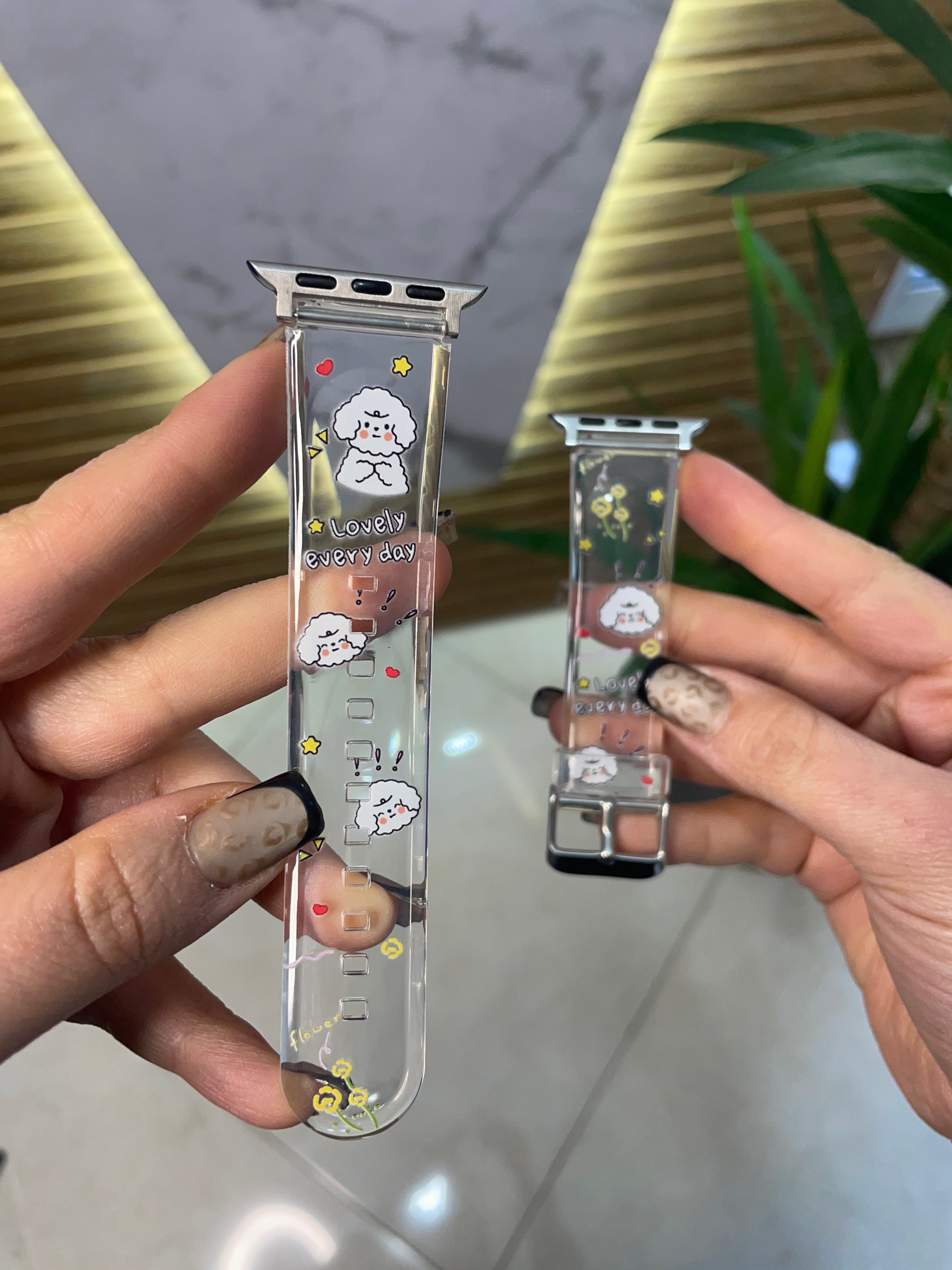 بند اپل واچ مدل poppy شفاف BA1013