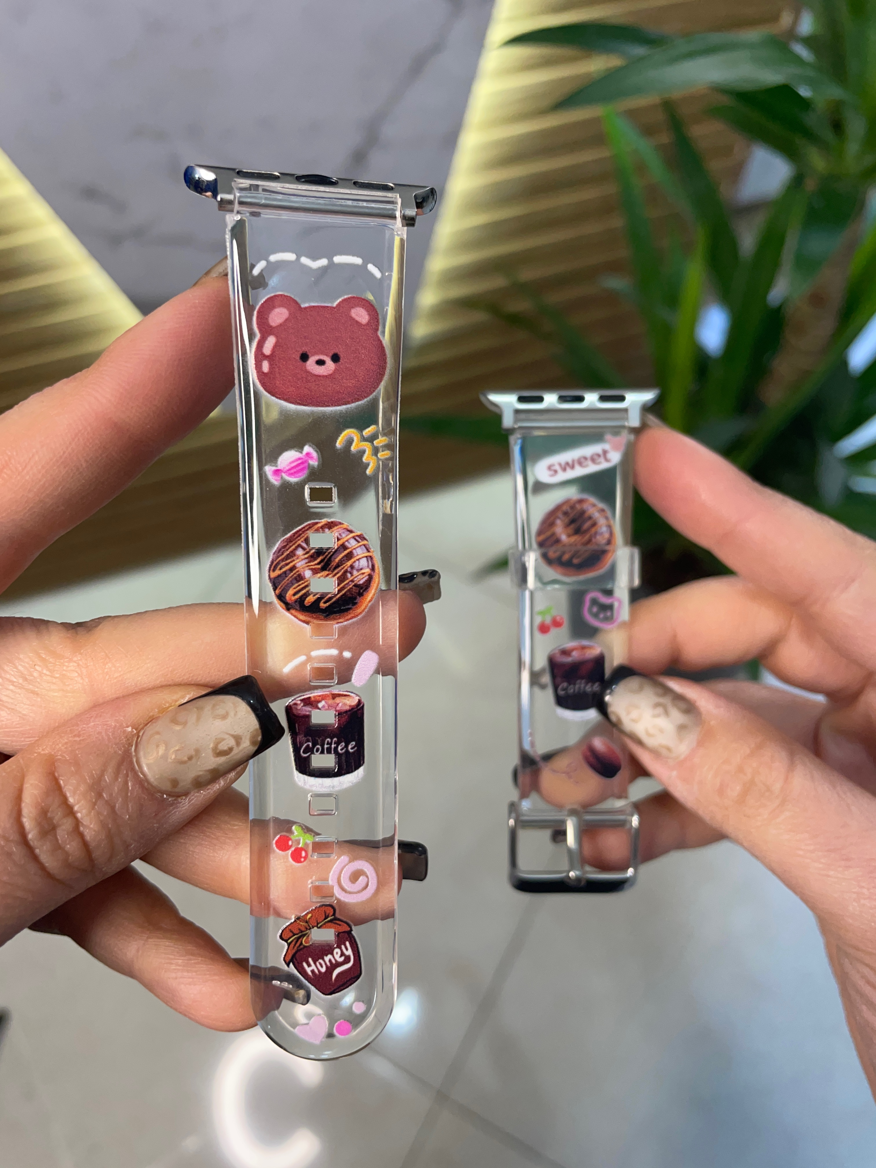 بند اپل واچ مدل دونات شفاف BA1015