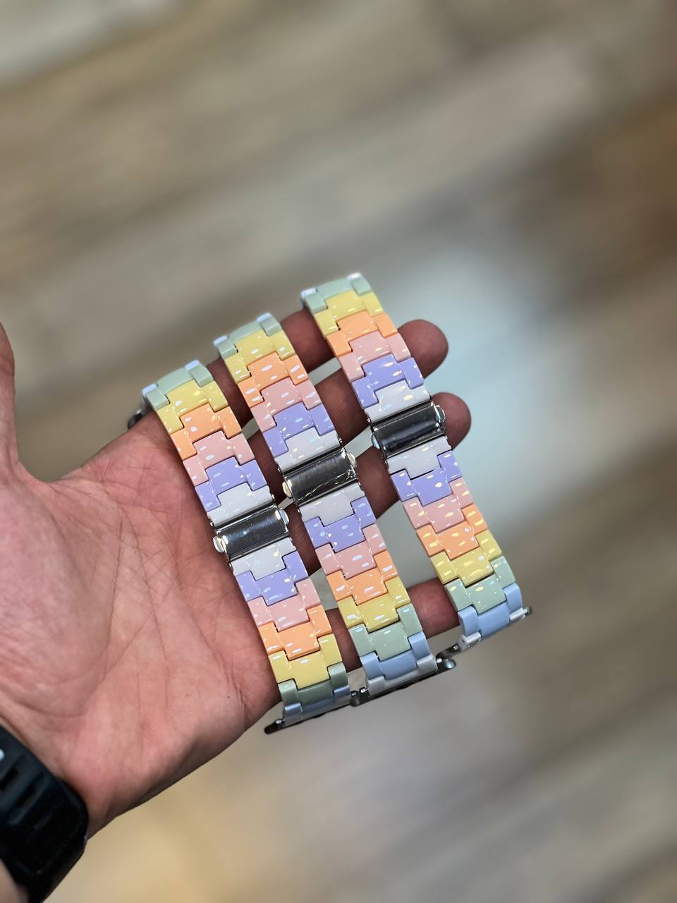 بند اپل واچ مارشمالو آبرنگی Band1001